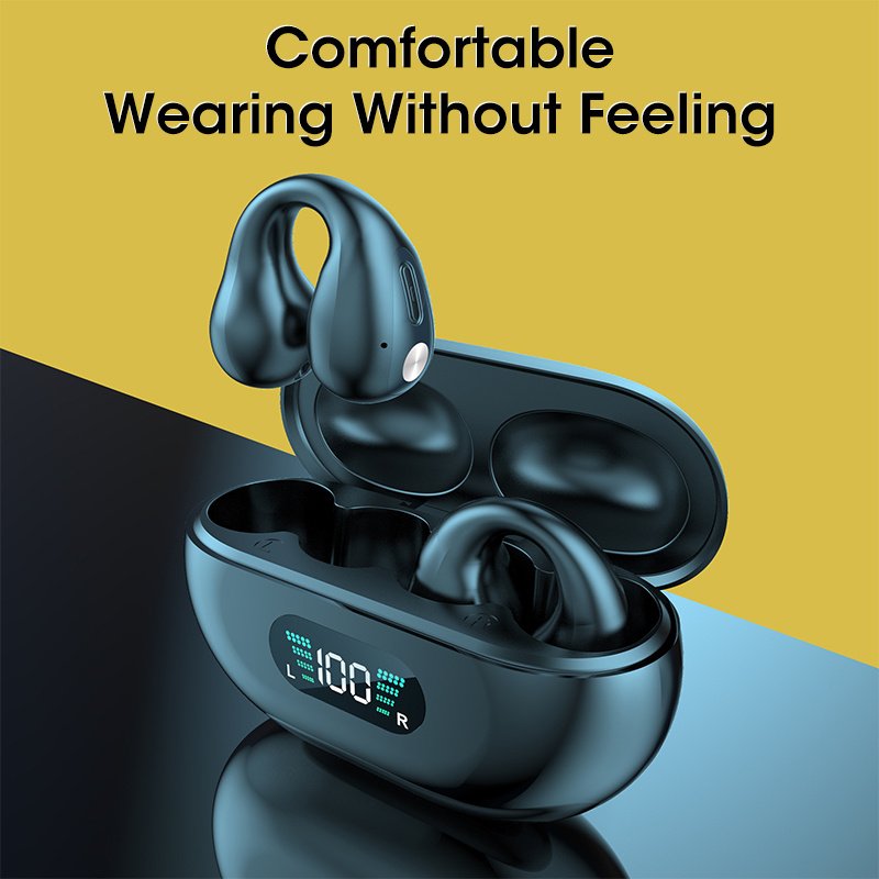 Bone Conduction Headphones TWS Earbuds Ear Clip - Image 2