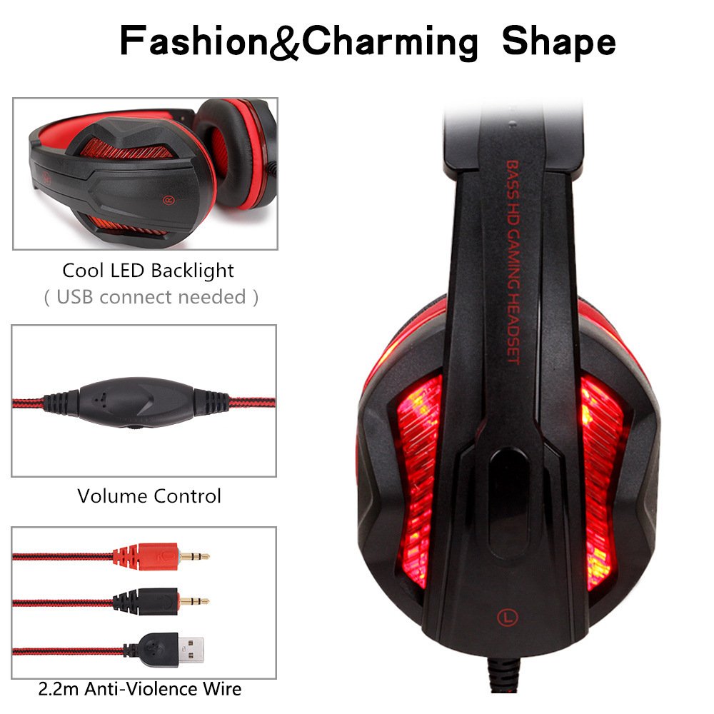 Glowing gaming headset gaming headset - Image 4