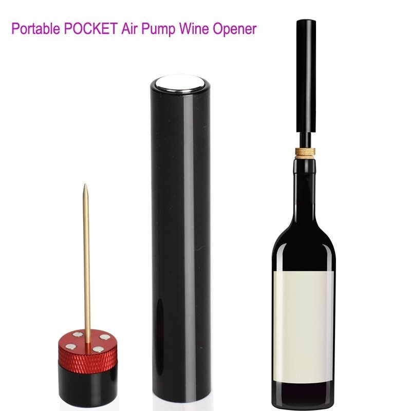 Small Size Wine Bottle Opener Air Pump Opening Tools Stainless Steel Pin Jar Cork Remover Corkscrew Bar Accessories - Image 2