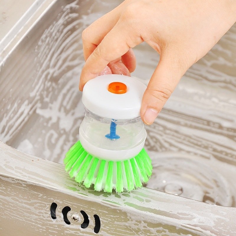 Creative Plastic Automatic Filling Pot Brush Washing Brush Cleaning Hydraulic Brush Artifact - Image 4