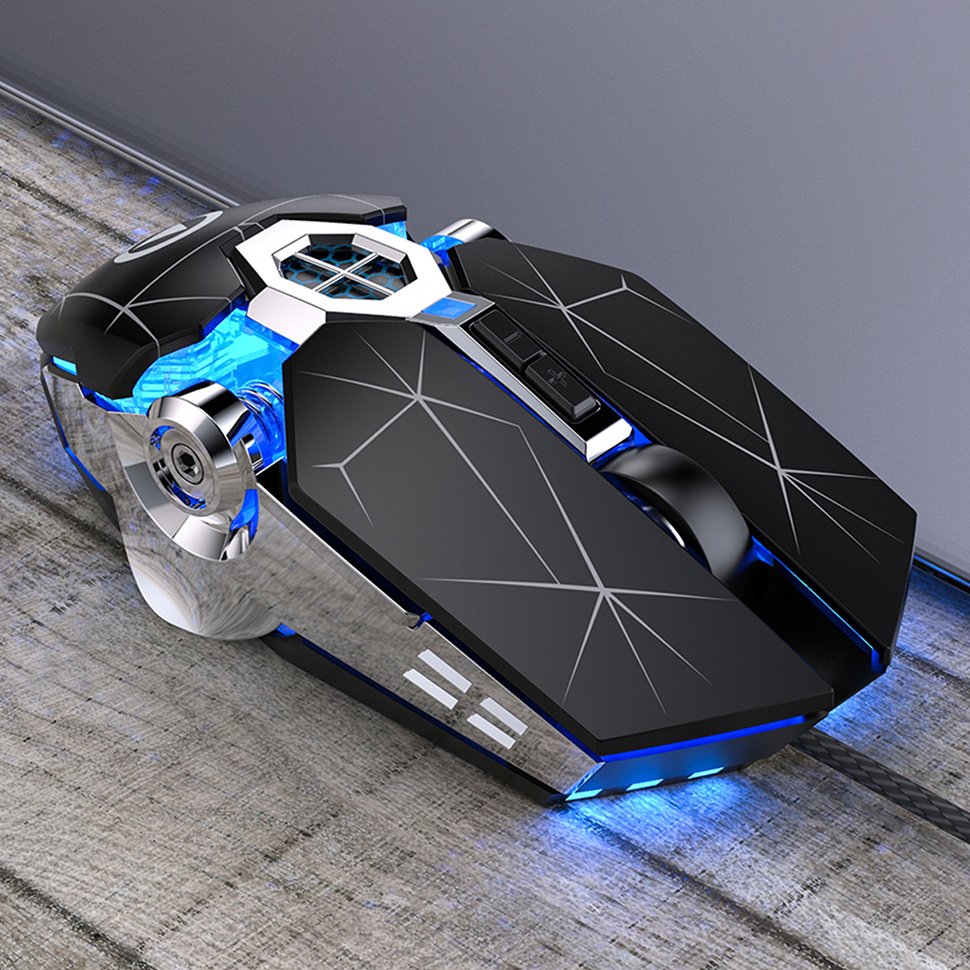 Gaming Mouse Wired Silent Gaming Mechanical Computer Desktop - Image 2