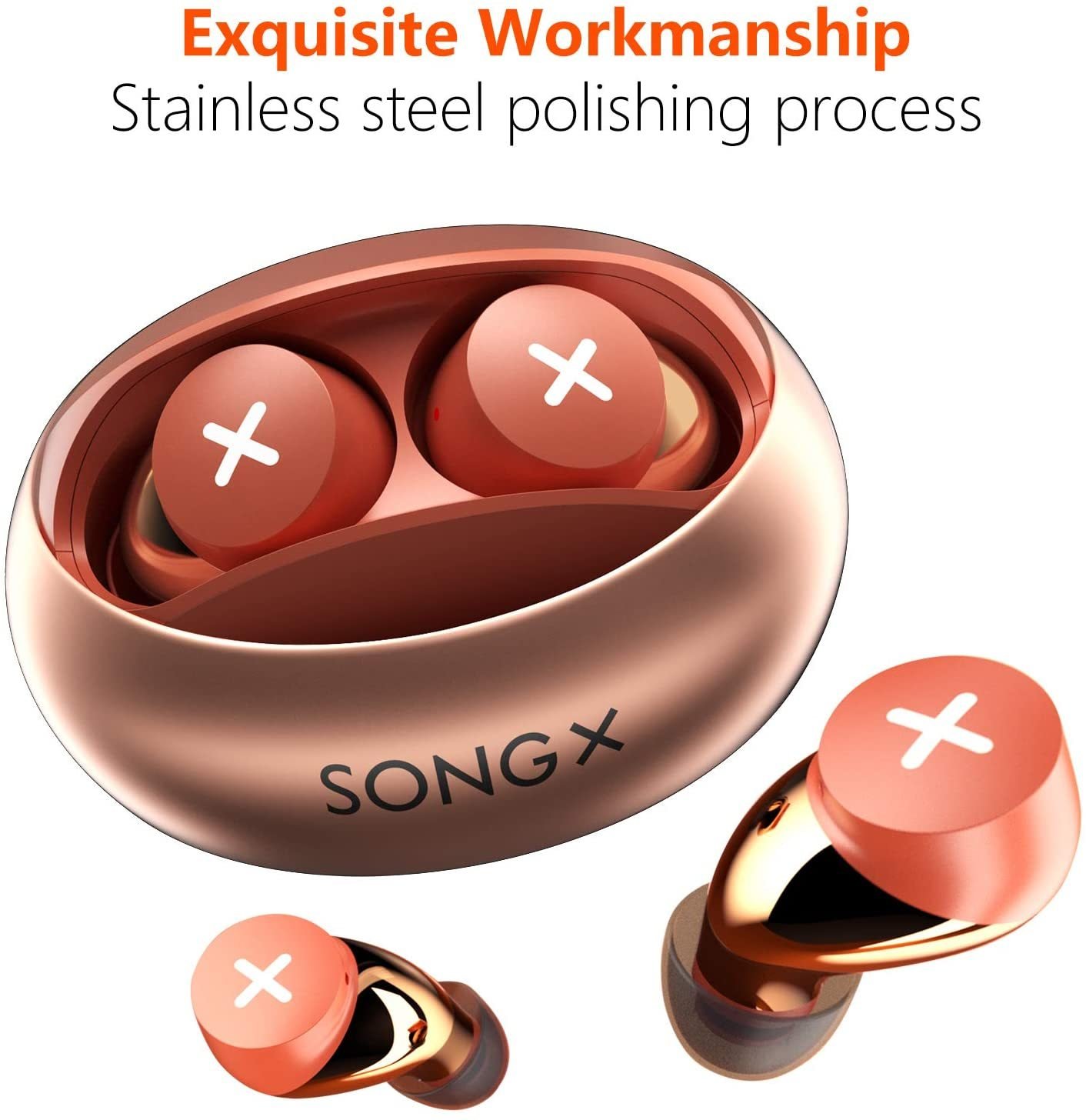 True Wireless Earbuds Noise Cancelling Bluetooth Headphones - Image 2