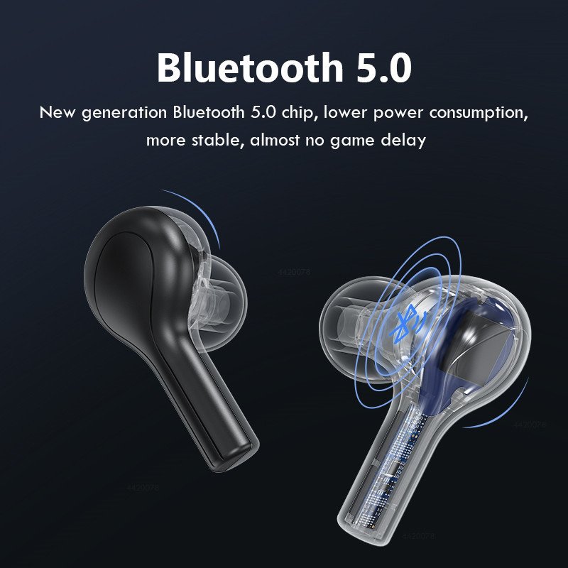 TWS Bluetooth Wireless Headphones LED Earphones - Image 2