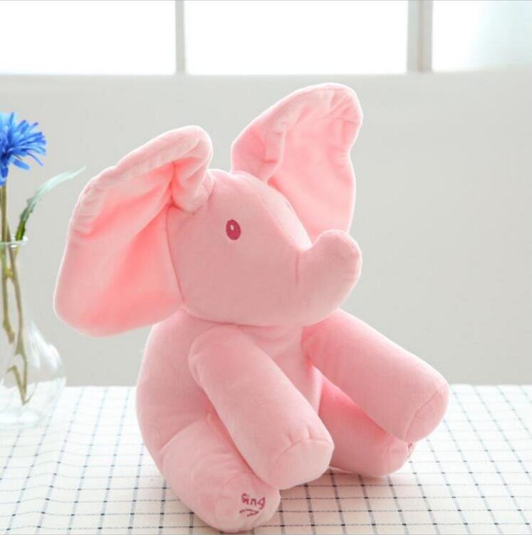 Peek-A-Boo Interactive Elephant Plush Toy - Image 3