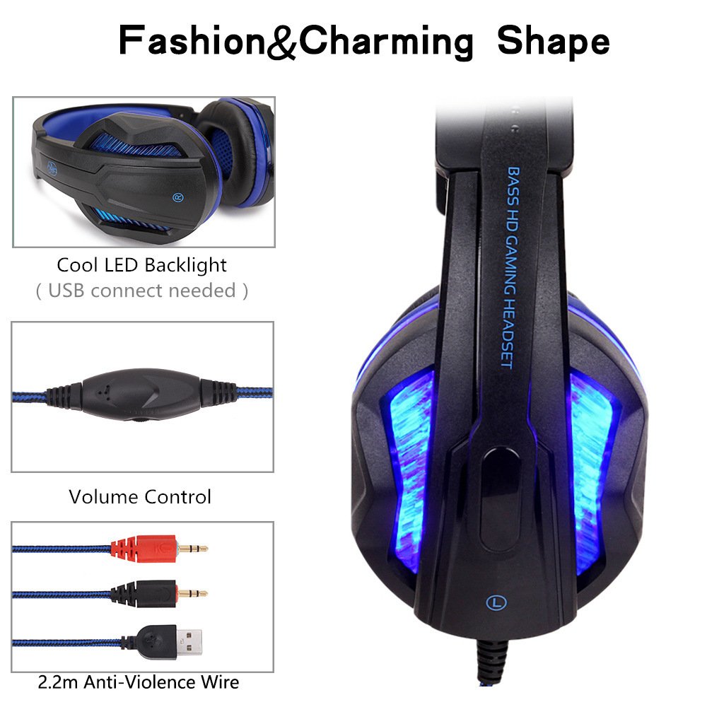 Glowing gaming headset gaming headset - Image 2