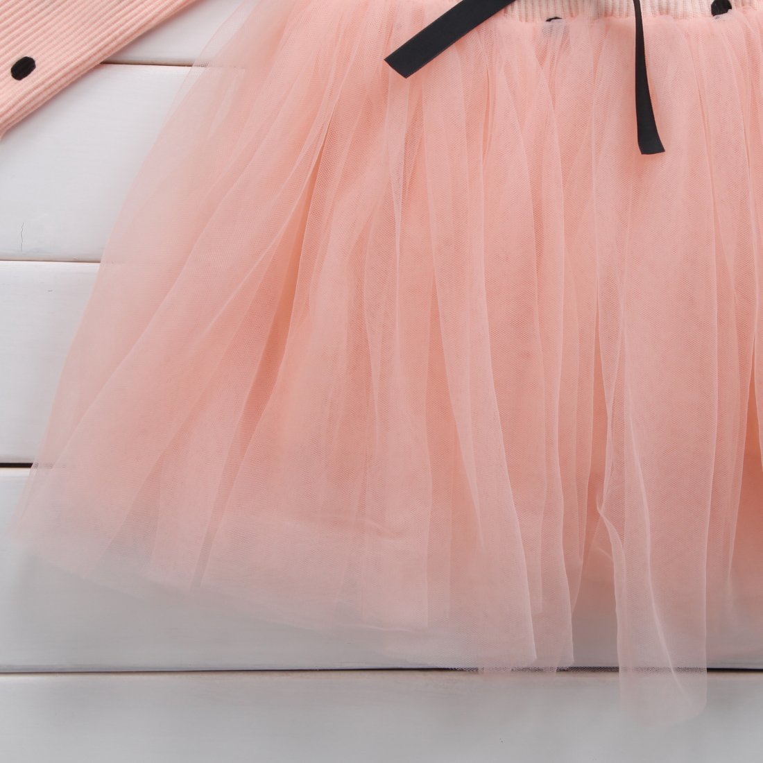 Baby Girls Spring Winter Long Sleeve Tutu Lace Dresses Infantil Newborn 1st Birthday Party Clothes Christening Gown Casual Wear - Image 4