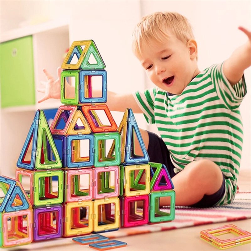 Magnetic Building Blocks DIY Magnets Toys - Image 3