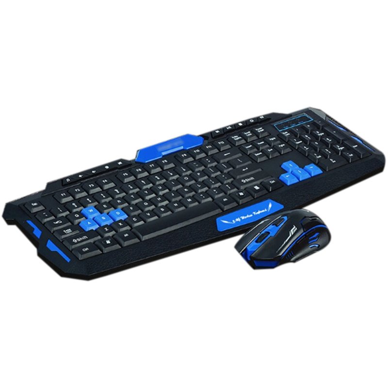 Hk8100 2.4 G Wireless Gaming Keyboard Mouse Combo