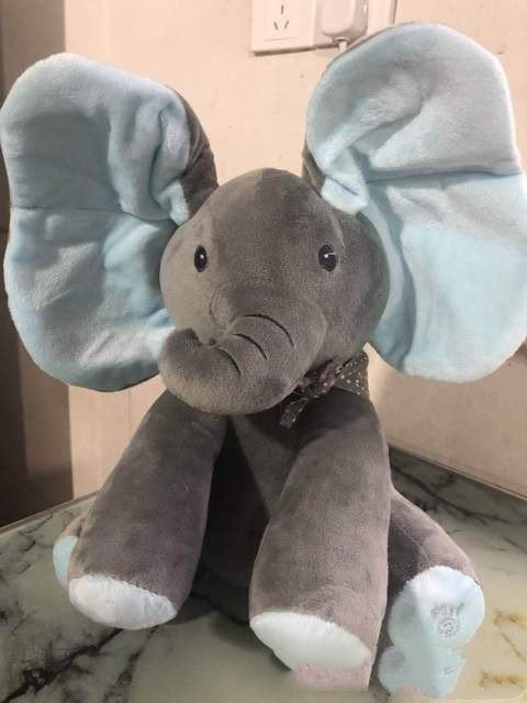 Peek-A-Boo Interactive Elephant Plush Toy - Image 2