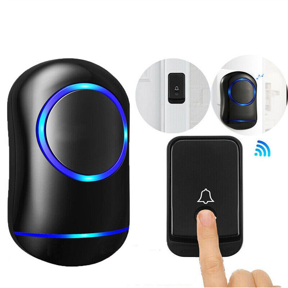 Wireless Door Bells Waterproof Long Range Plug