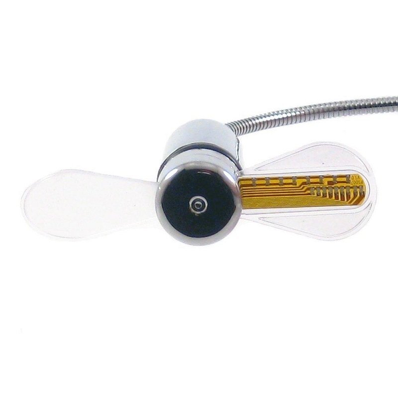 USB Fan Adjustable Mini Flexible Fan LED Light - Image 4