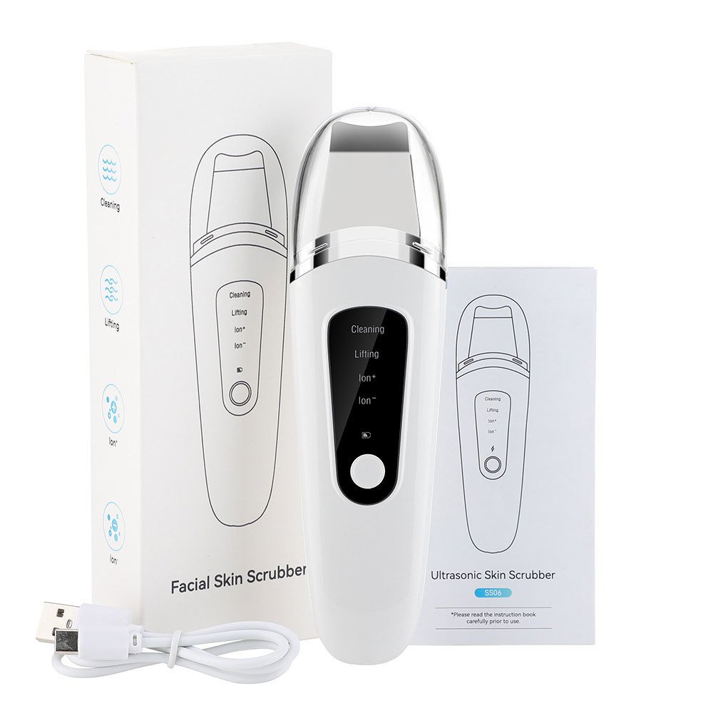 Skin Scrubber Face Spatula Facial Skin Exfoliator Scraper And Blackhead Remover Pore Cleaner With Face Lifting Deep Cleansing Face Lifting Machine For Blackhead Extractor