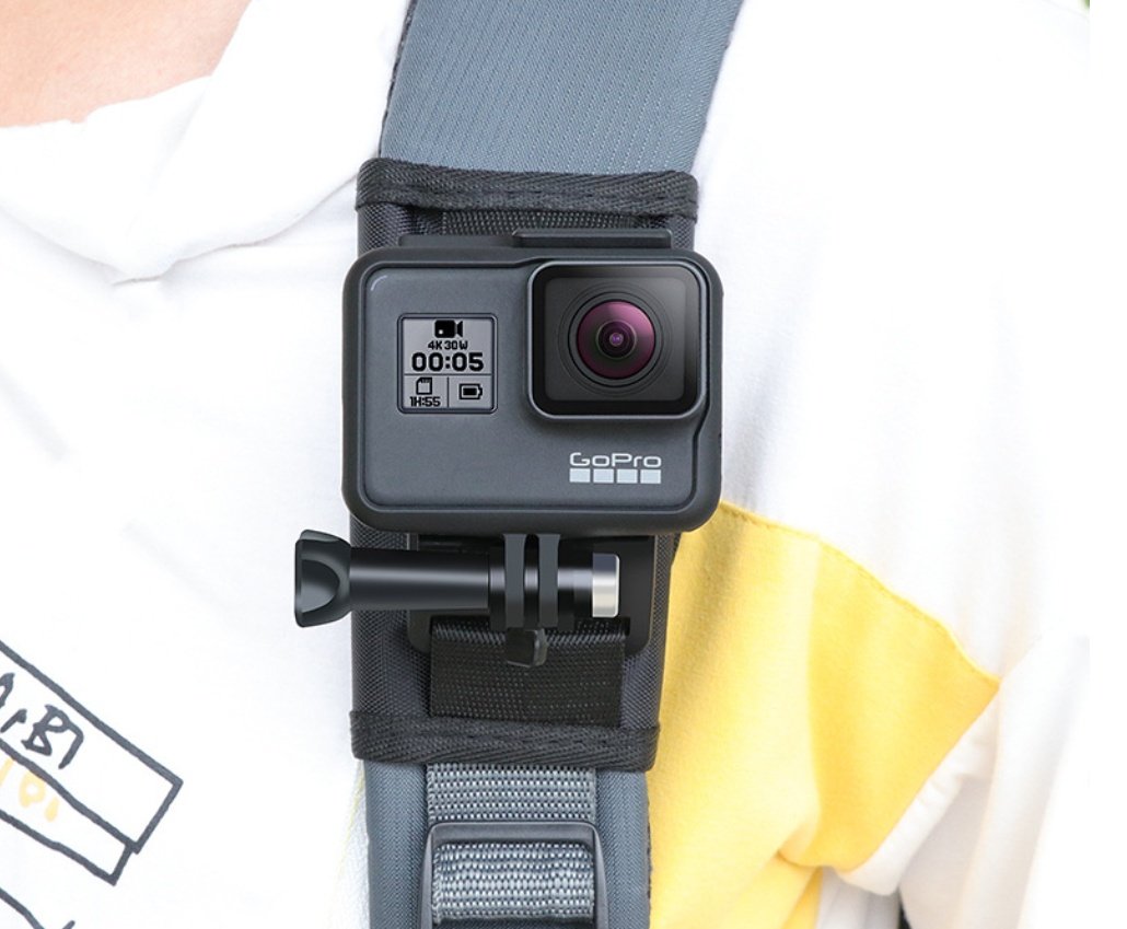 Sports camera backpack fixed shoulder strap - Image 4