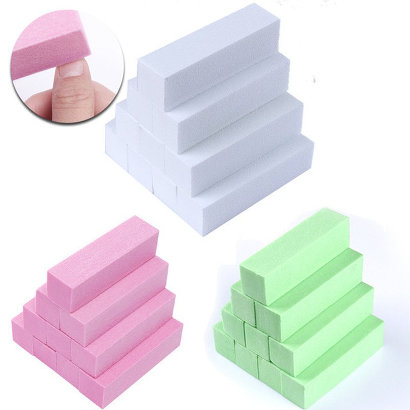 Nail Tools Sponge Color Tofu Polishing Bar Set - Image 2