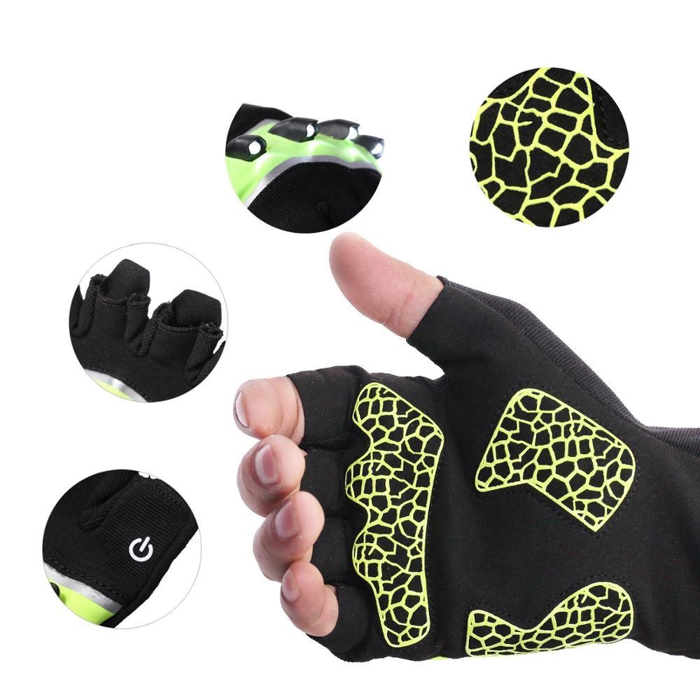 Fingerless Outdoor Sports Bike Lighting Gloves - Image 5