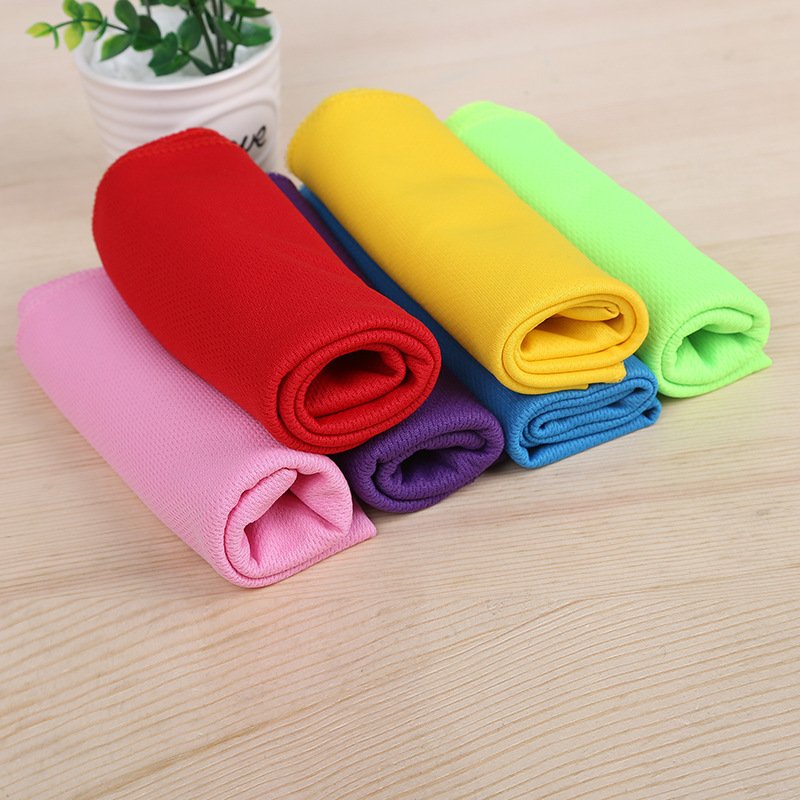 Monochrome Ice-cold Towel Sports Heatstroke Prevention Polyester