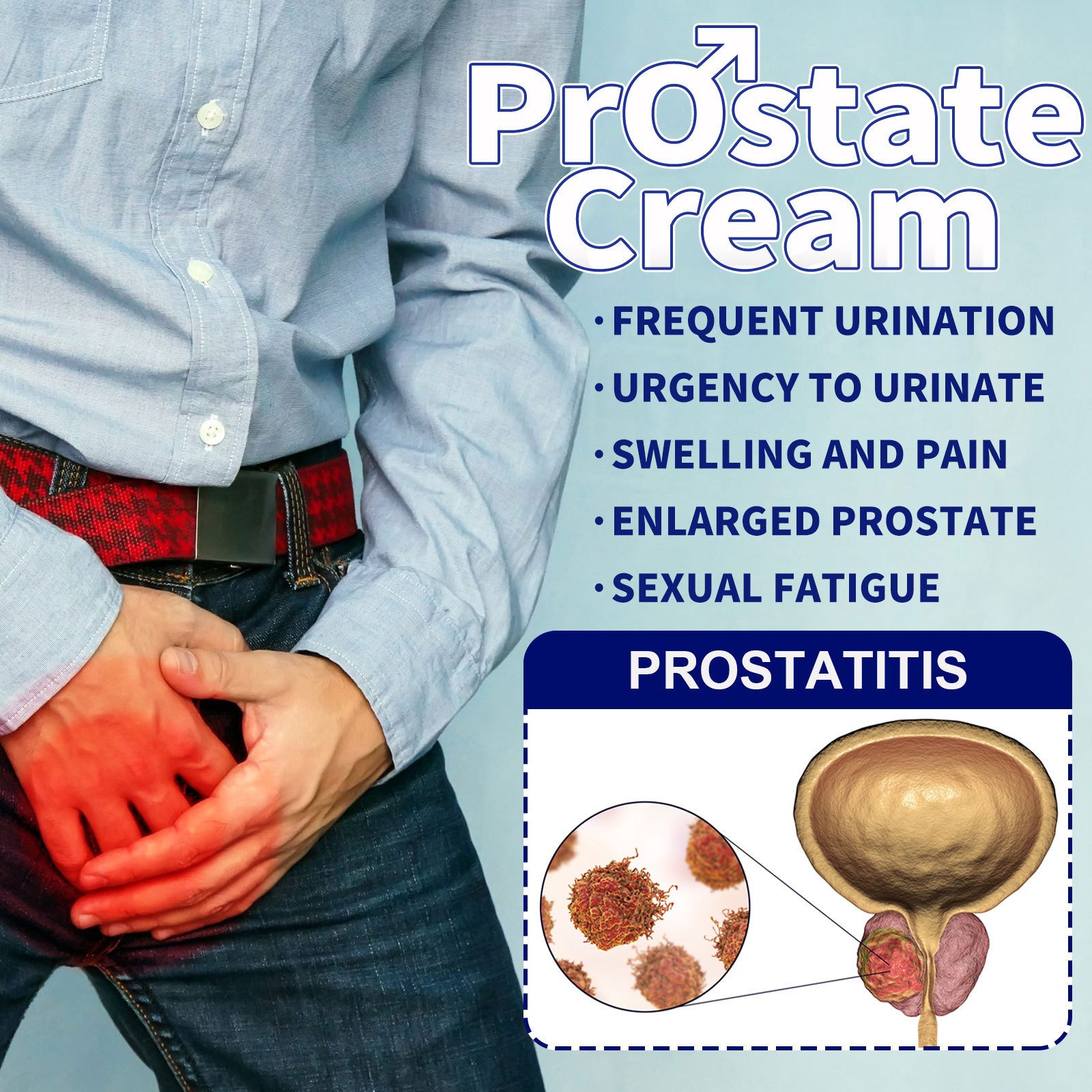Prostate Discomfort Strengthening Kidney Body Care Men Care Cream - Image 4