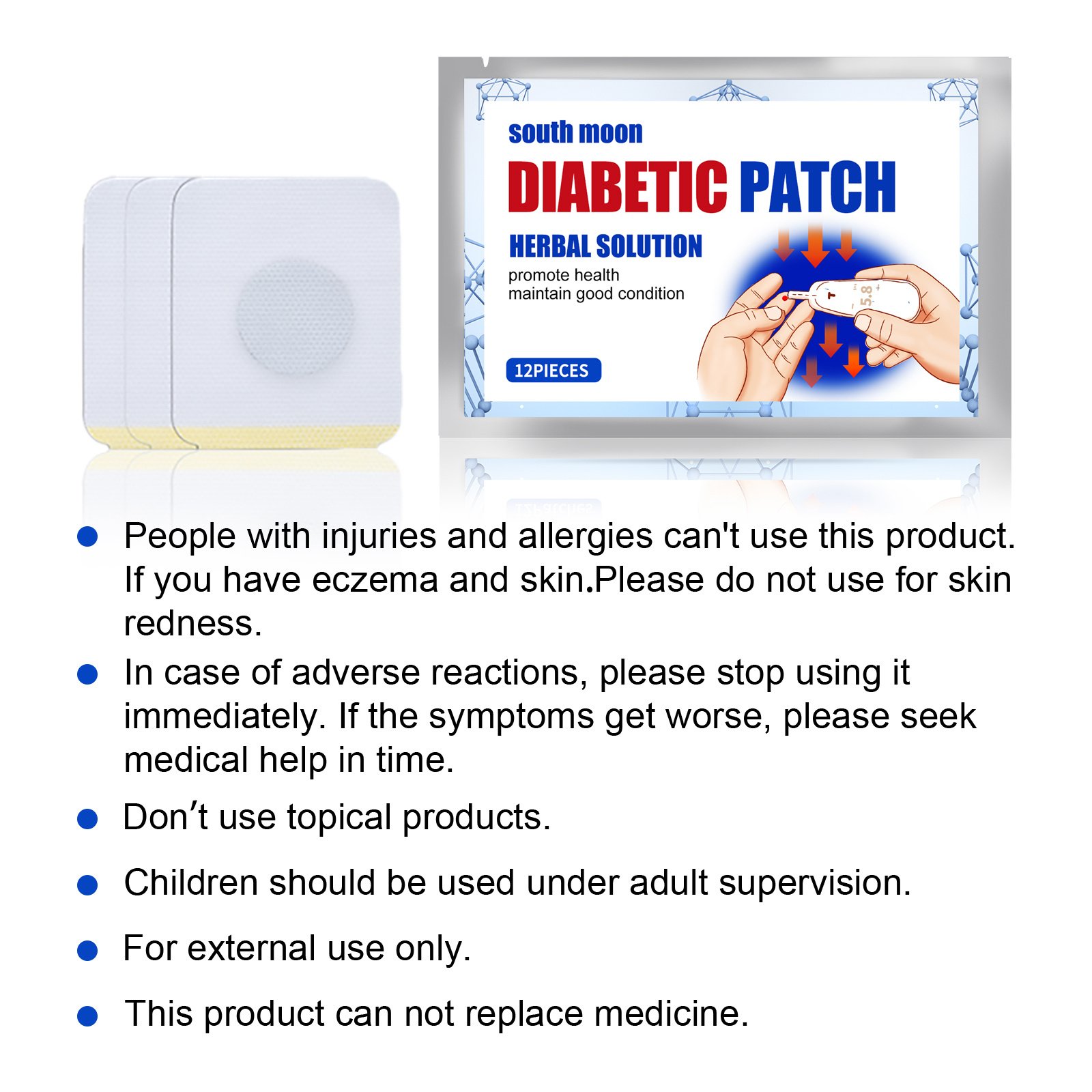 South Moon Sugar Soothing Patch Body Care Belly Button Patch For Middle-aged And Elderly To Relieve Thirst Personal Health Care Patch - Image 2