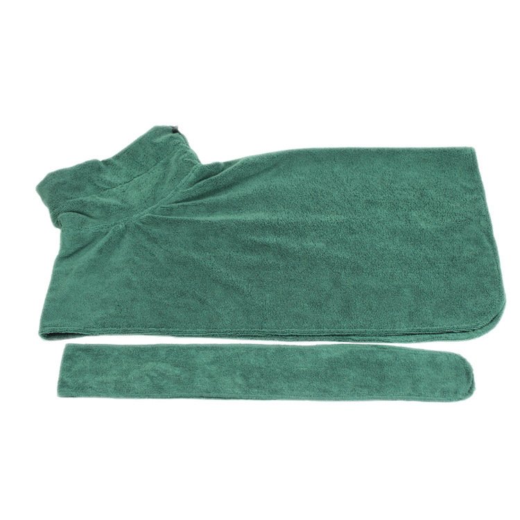 Absorbent Pet Bathrobe With Waist-wrapped Microfiber - Image 4