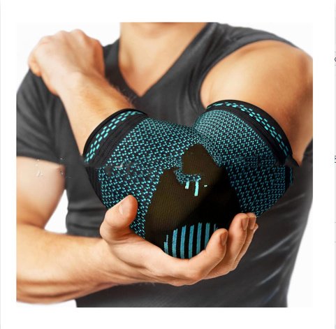 Sports Elbow Guard Nylon Jacquard Fitness Elbow Pads - Image 4