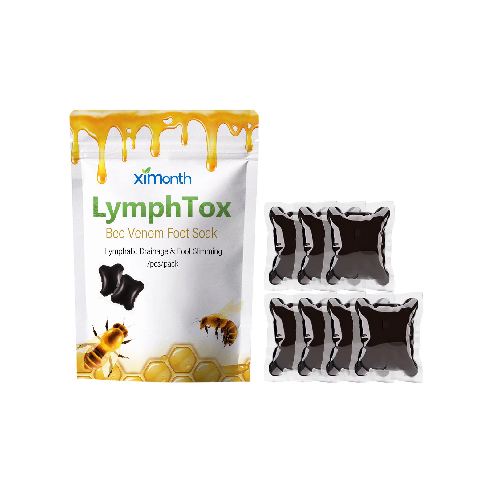 Bee Venom Foot Bath Condensate Beads Moisturizing And Cleaning Foot Body Relaxation Care Foot Bath Beads - Image 4