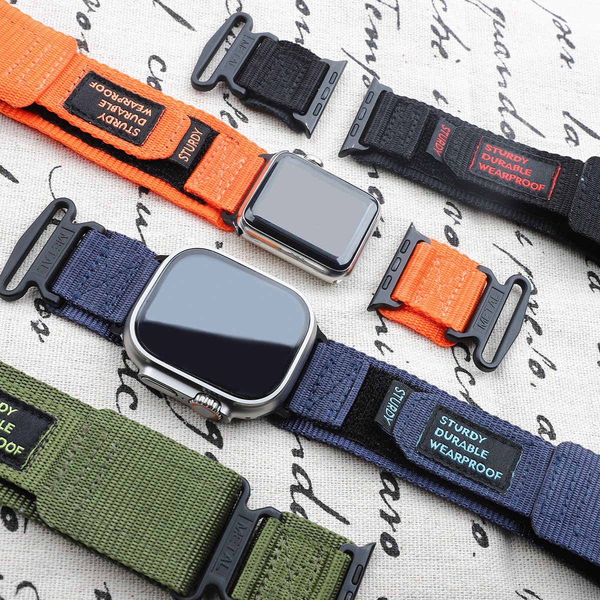 Mountaineering Nylon Canvas Sports Velcro Strap